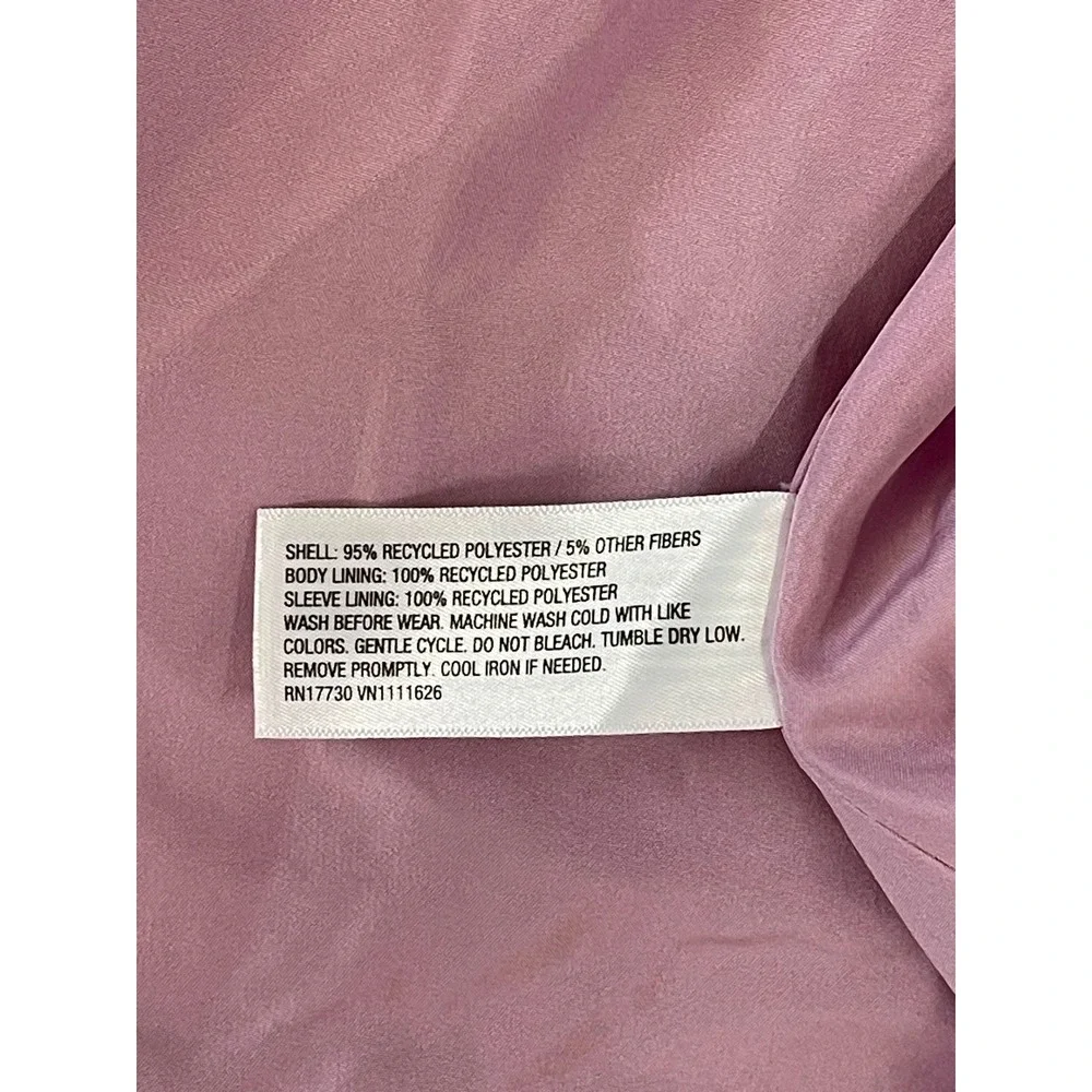 Cat & Jack Girls XL Mauve Herringbone Long Coat